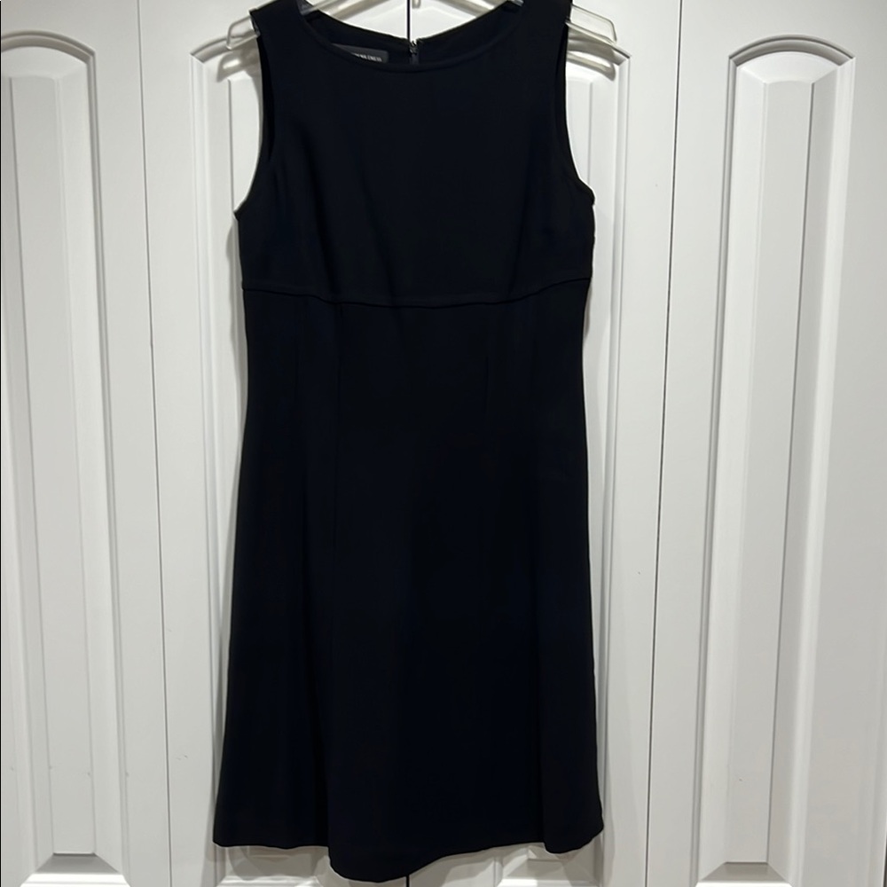 Elegant Black Sleeveless Dress- Size 8